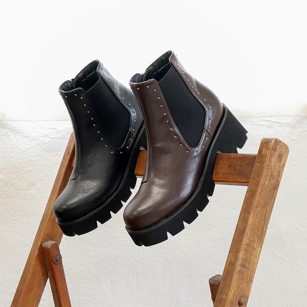 軽量｜スタッズサイドゴアブーツ