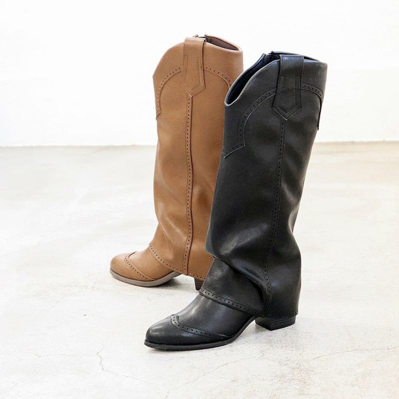 ウェスタンカバーロングブーツ